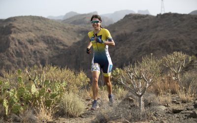 Rubén Velázquez y Yurena Castrillo se imponen en el Trail & Bike Series Canarias de Maspalomas